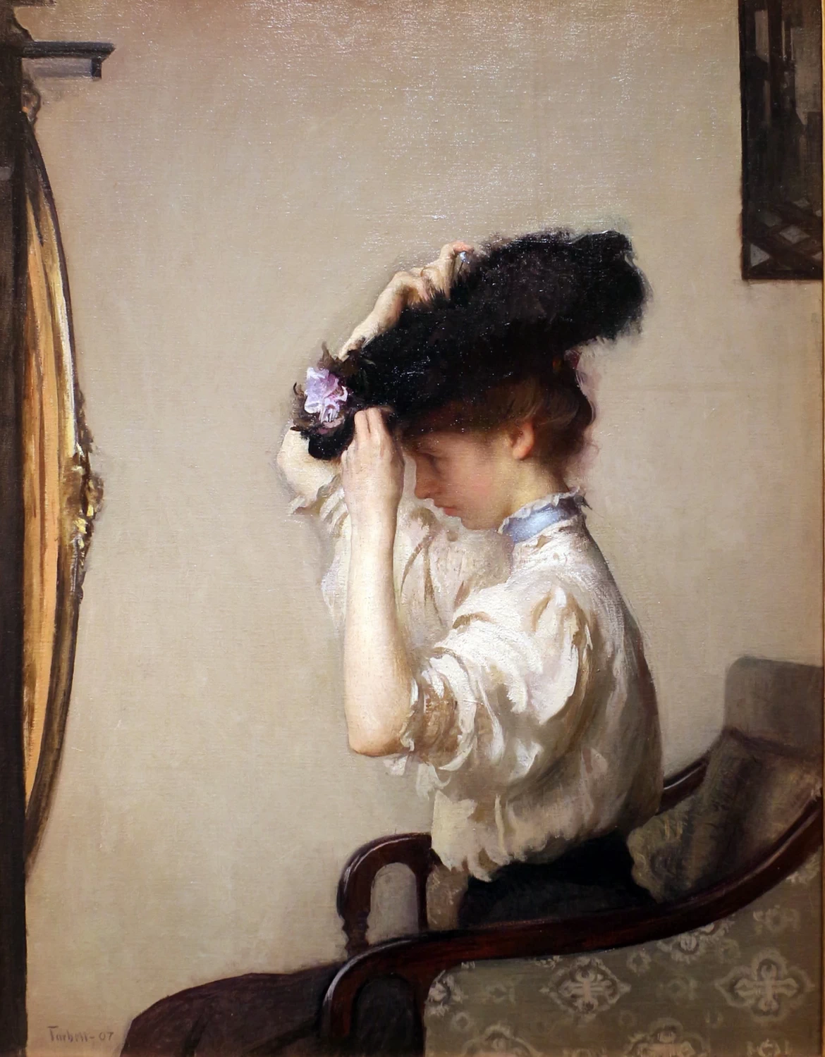 Edmund Tarbell - Preparazione al mattino, Indianapolis Museum of Art